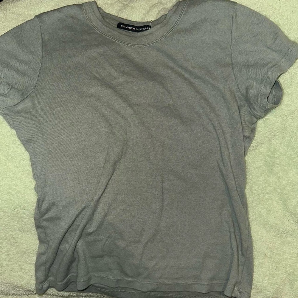 brandy melville aqua top.